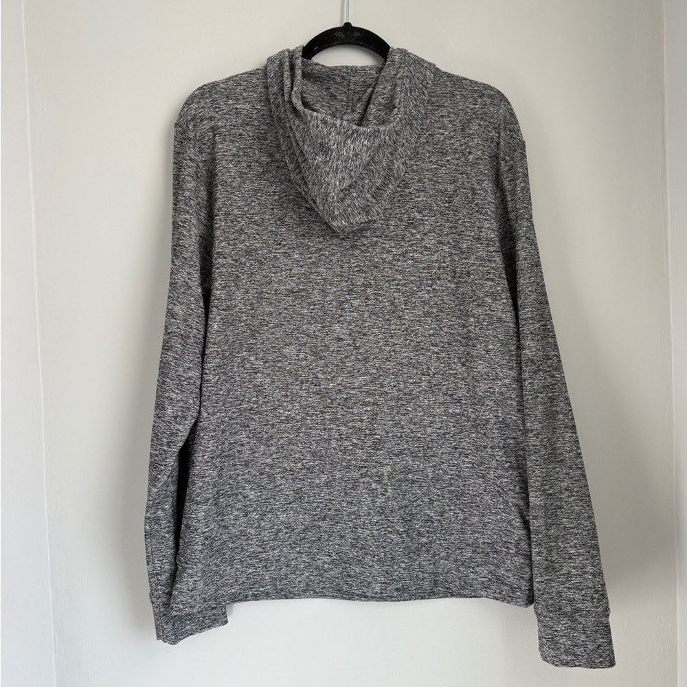 Men’s Outdoor Voices Cloudknit Gray Pullover Hoodie Heathered Medium - Picture 2 of 7